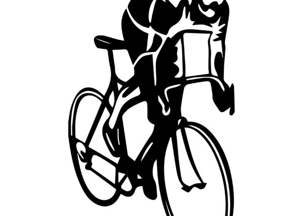 cyclisme sur route image vectorielle