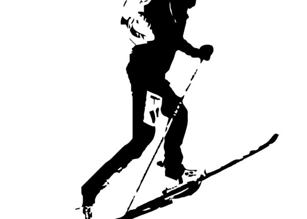 ski alpinisme vectoriel