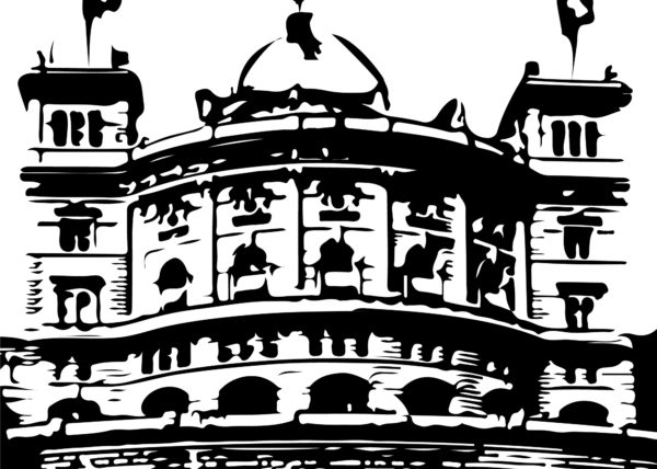 image vectorielle du palais fédéral de berne